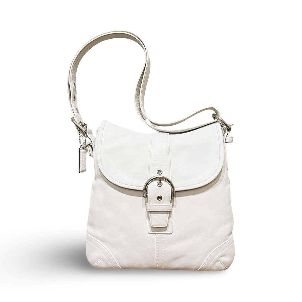 Coach White Shoulder Bag